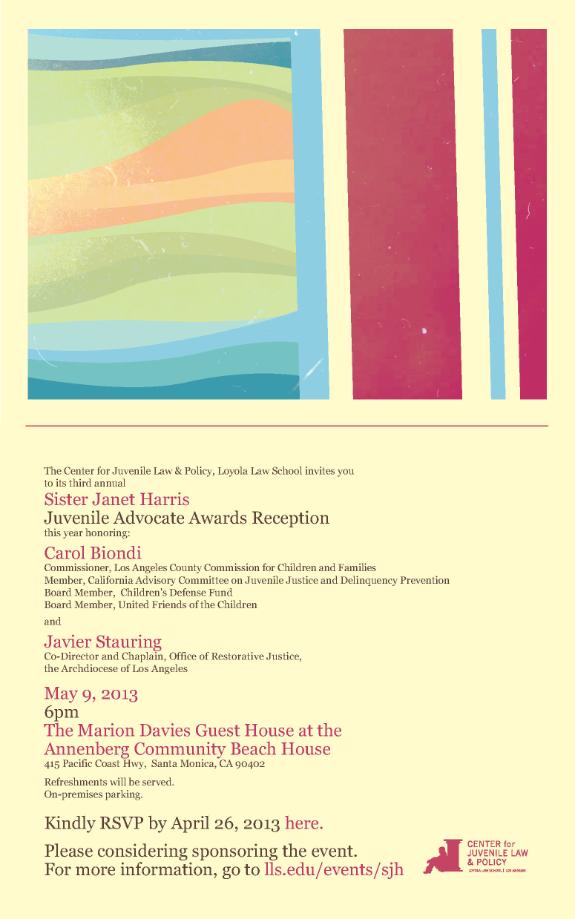 Emailed JPeg with links for event registration